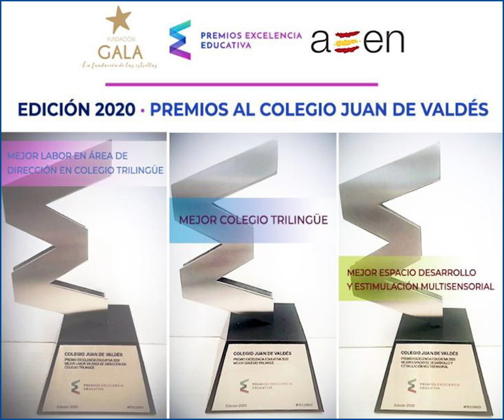 Premios Excelencia Educativa 2020 colegio Juan de Valdés