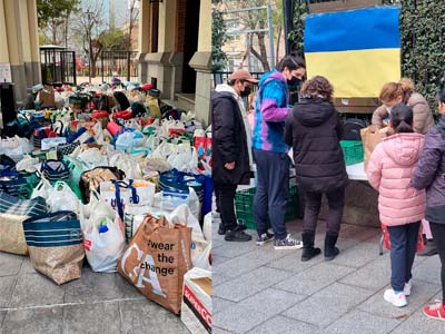 envío El Porvenir para los niños refugiados ucranianos