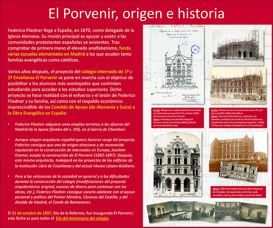 Historia colegio El Porvenir Madrid