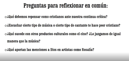 Preguntas para reflexionar