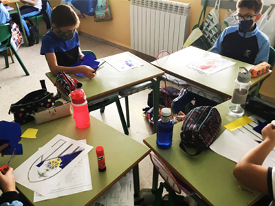 Cumpleaños del colegio en Primaria
