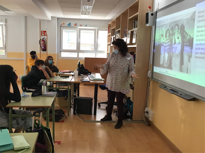 Cumpleaños del colegio en Secundaria 