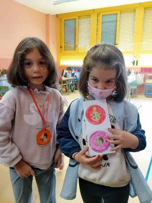 Cumpleaños del colegio en Infantil