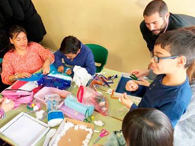 Talleres de Navidad con las familias Primaria Juan de Valdés