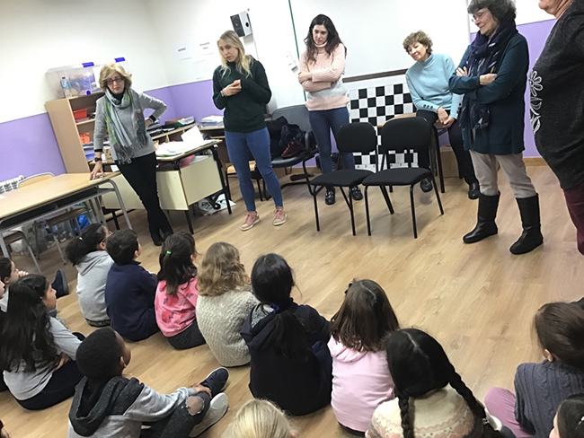 Visita miembros Fundación Alicia y Guillermo 3º Primaria colegio El Porvenir