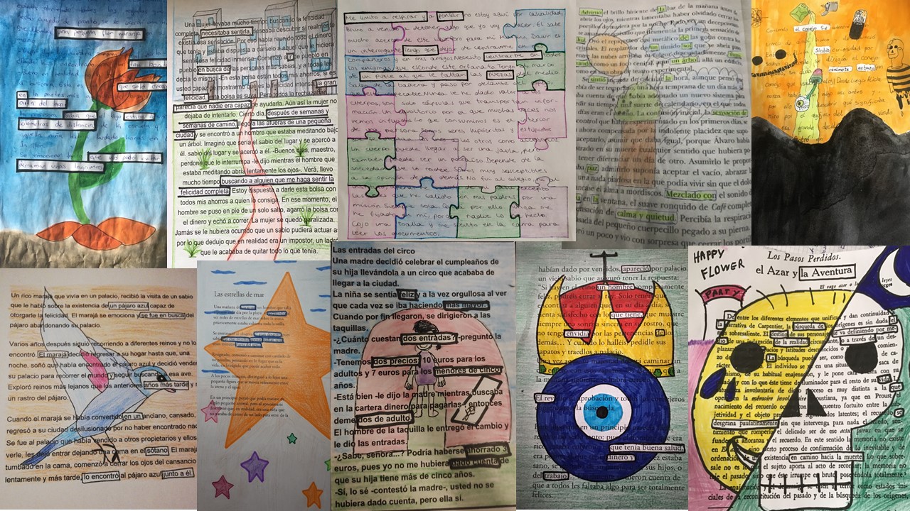 Actividad de poesía revelada en Secundaria