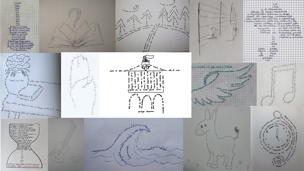 Caligrama de 3º y 4º ESO de Secundaria