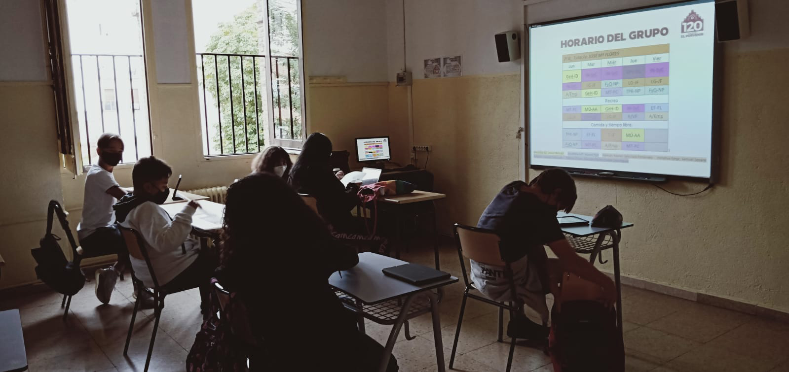 Clases de Secundaria El Porvenir curso 2020-2021