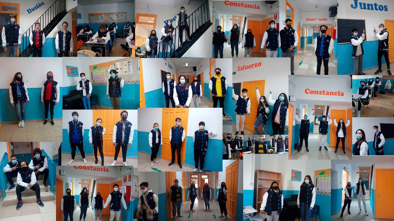 Entrega chaquetas 1º Bachillerato El Porvenir