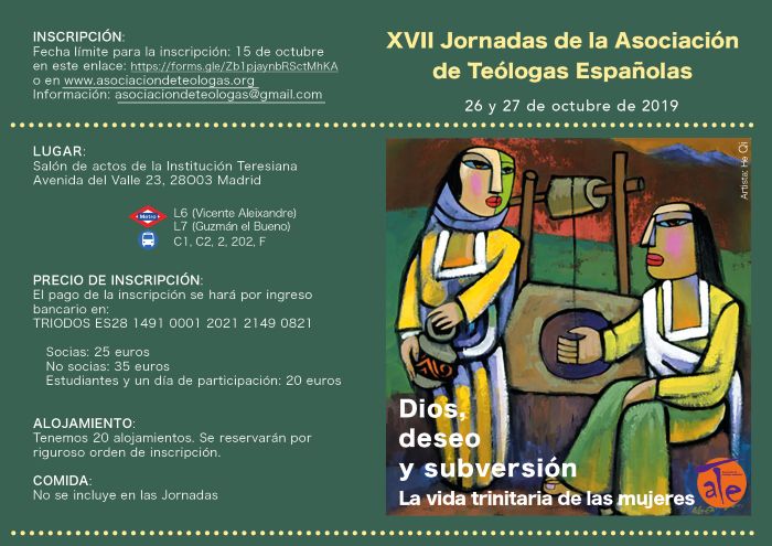 XVII Jornadas de la Asociación de Teólogas Españolas (ATE)