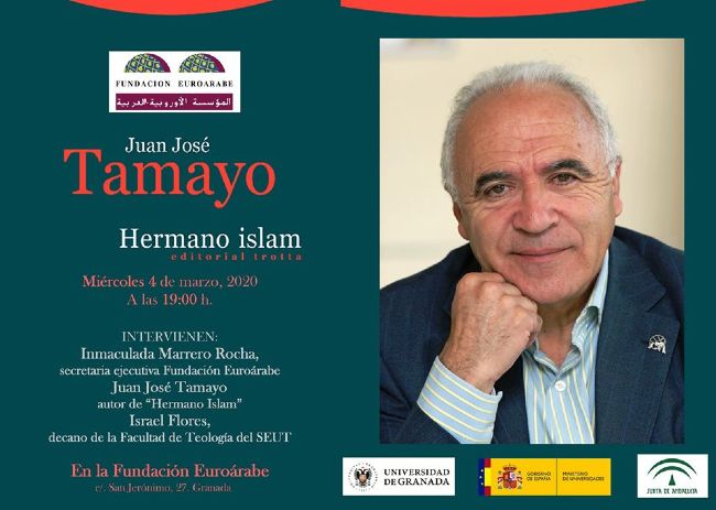 Cartel acto de presentación libro de Juan José Tamayo