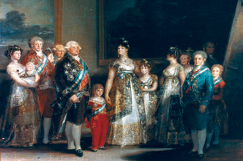 "La familia de Carlos IV, de Goya"