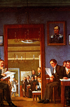 "Casino literario en el siglo XIX"