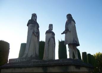 "Cristbal Coln y los Reyes Catlicos, Alczar de los Reyes Cristianos, Crdoba"