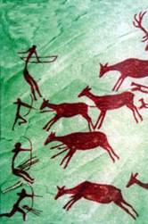 "Pintura rupestre, Cueva de Los Caballos, Castelln"