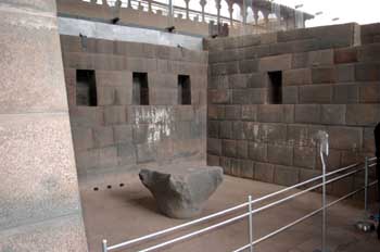 "Paredes incas del palacio de Coricancha en Cuzco, Per"