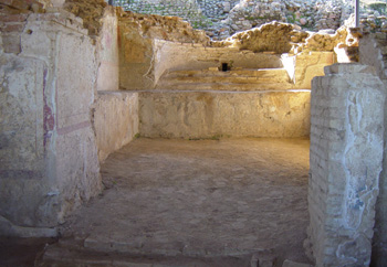"Sala principal de las Termas de Munigua, Villanueva del Ro y Minas, Sevilla"