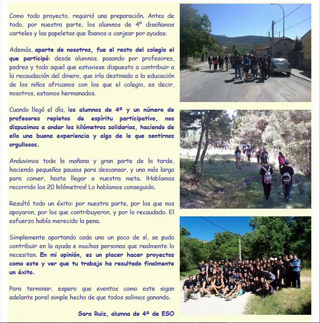 Crónica del I Trail Solidario