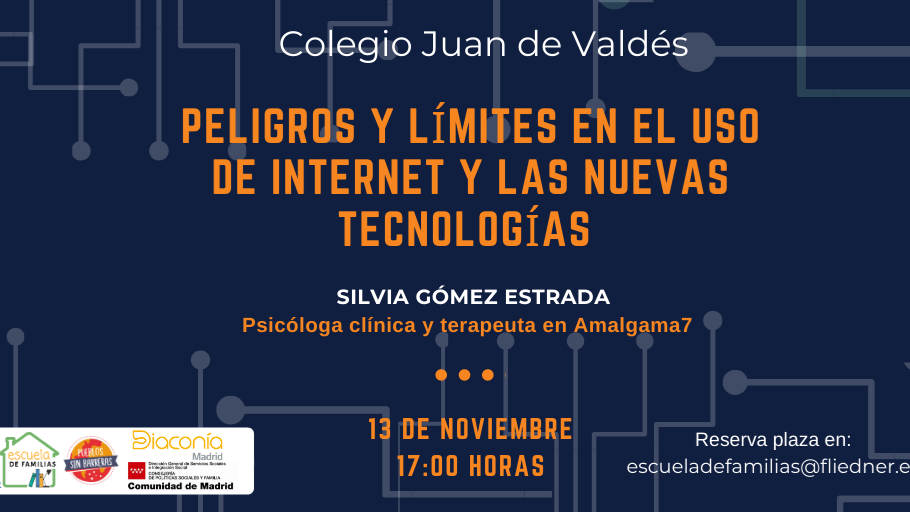 "Peligros y límites en el uso de internet y las nuevas tecnologías", próximo taller de Escuela de Familias 