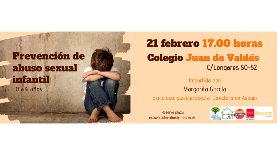 Escuela de Familias invita al taller "Prevención de abuso sexual infantil en niños de 0 a 6 años"