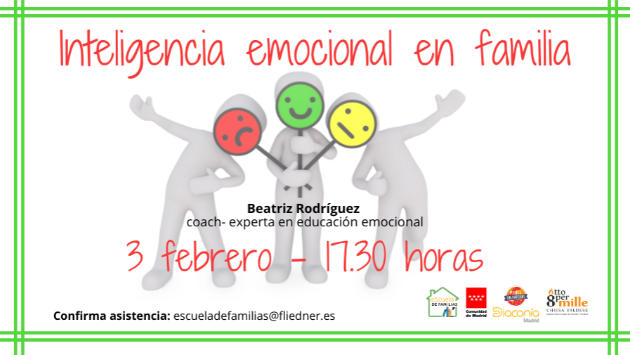 Taller online gratuito de Escuela de Familias: "Inteligencia emocional en familia" (3 feb.)