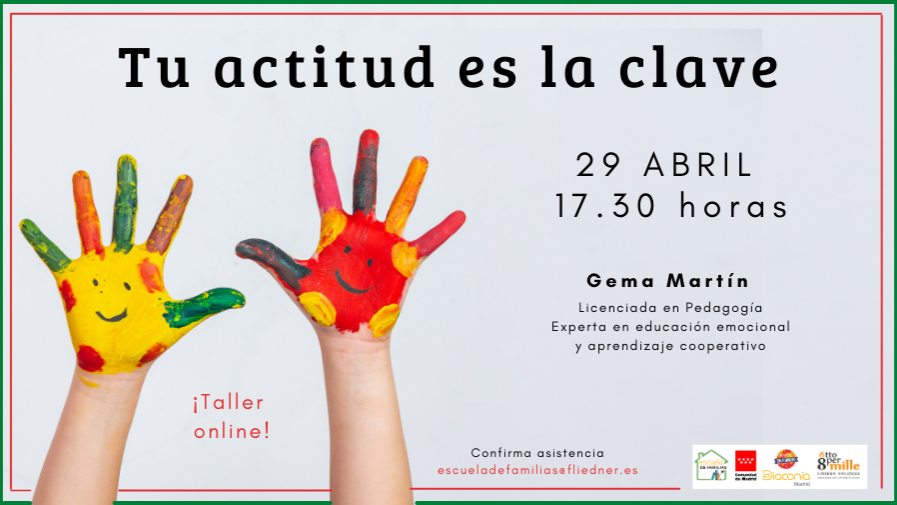 Escuela de Familias celebra el taller "Tu actitud es la clave"