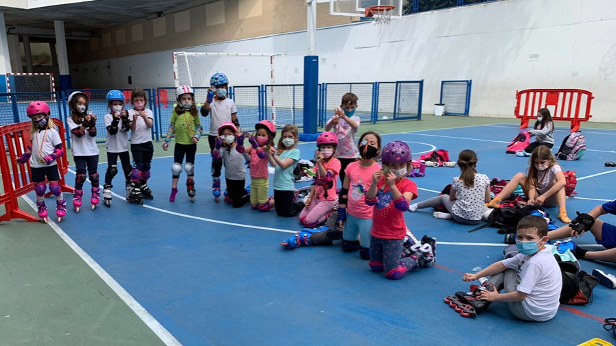 VÍDEO: última clase de PATINAJE y entrega de medallas