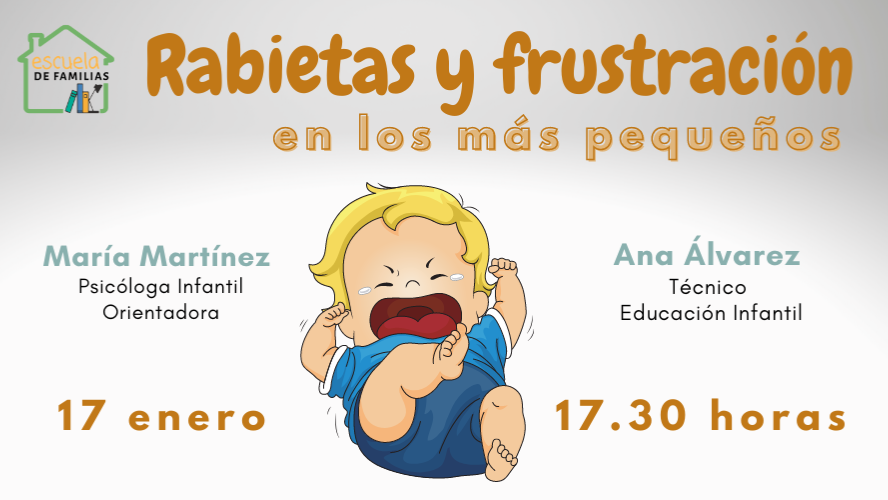 Iniciamos el segundo trimestre con el taller "Rabietas y frustración en los más pequeños”