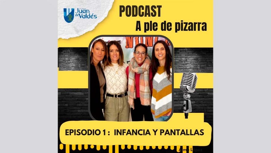 Episodio 1 del PODCAST A pie de pizarra: "Infancia y pantallas"