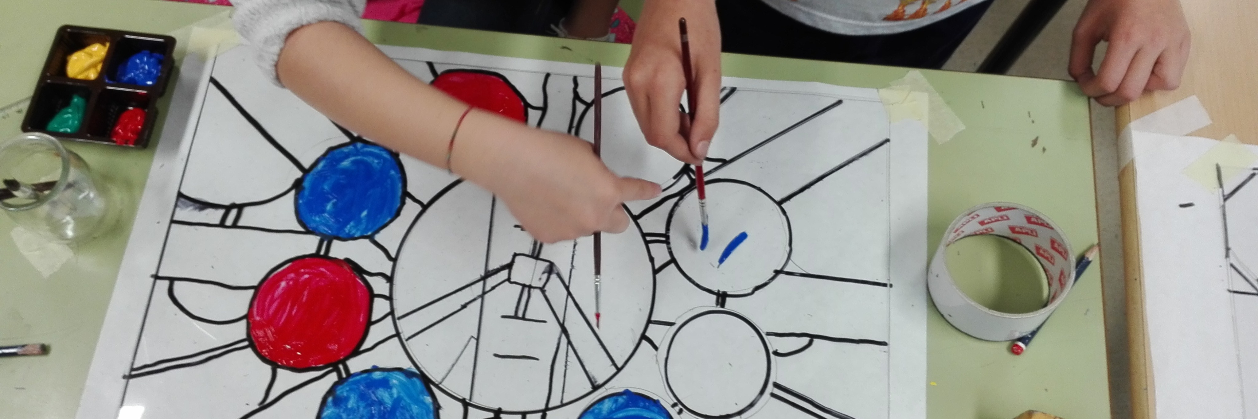 Taller  “VIDRIERAS, LA LUZ Y EL COLOR DE LAS CATEDRALES” para 2º de Educación Primaria