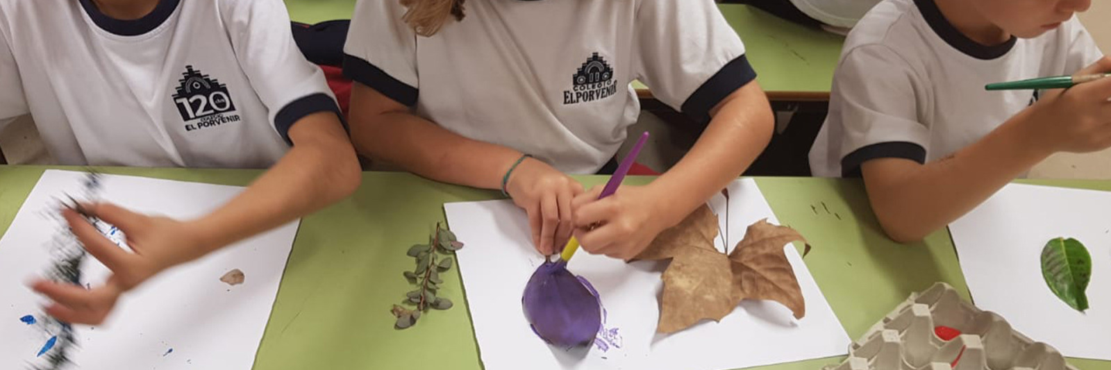 Taller de Arte en 2º Primaria: "¿Nos sumergimos en un paisaje?"