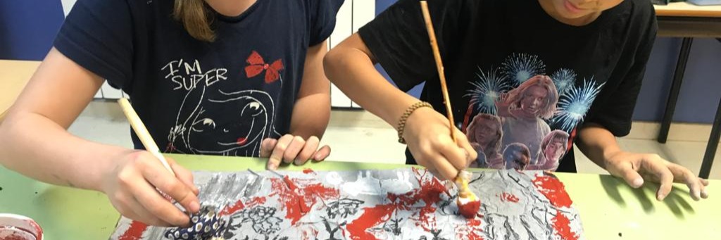 Taller "Los primeros artistas" para los alumnos de 4º Primaria