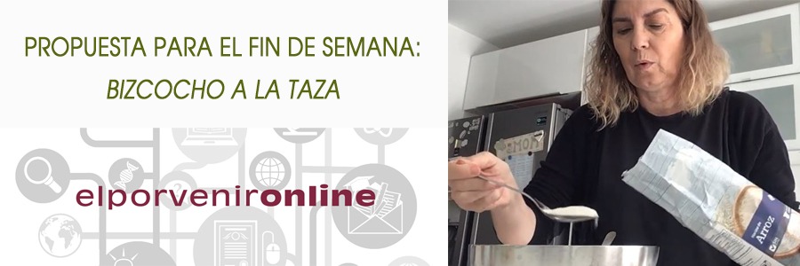 Propuesta para el fin de semana: ¿y qué tal si preparamos un bizcocho a la taza? Miryam nos cuenta cómo