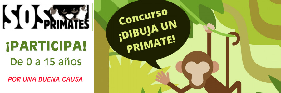 Participa en este concurso y colabora con la Asociación SOS Primates