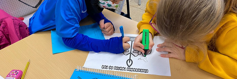 Celebrando el Día Escolar de la No Violencia y la Paz en Primaria (Valores y Religión)