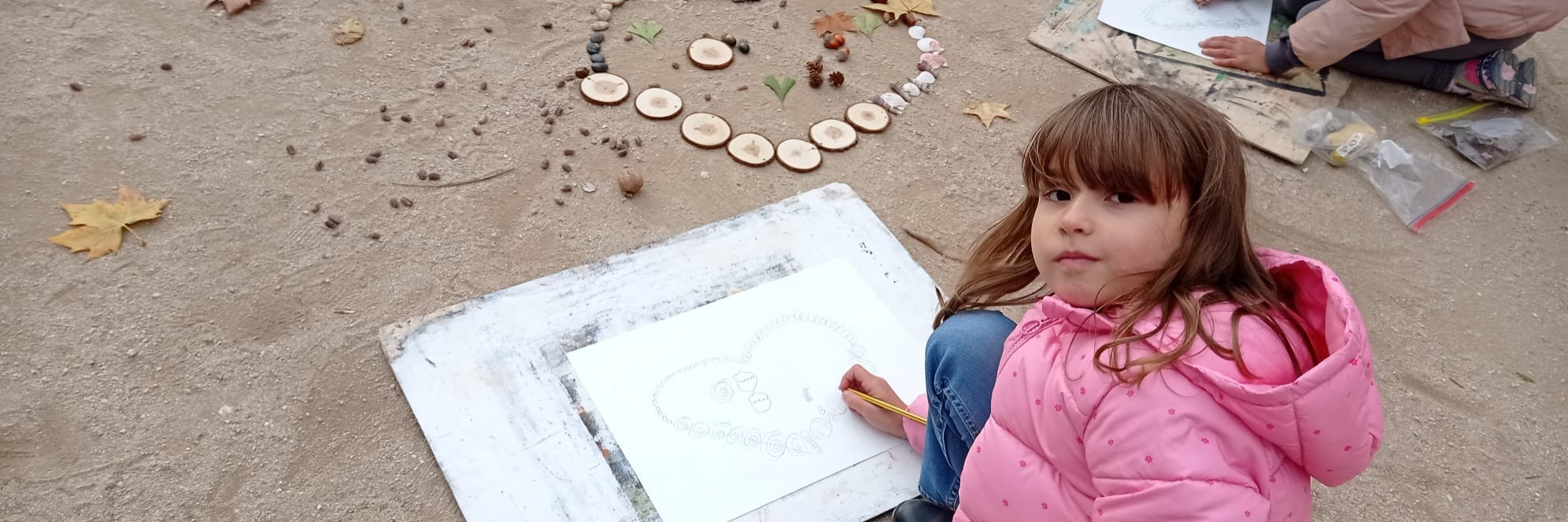 Taller en 2º Primaria sobre Land Arte