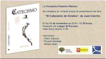 Invitación a la presentación del Catecismo de Heidelberg