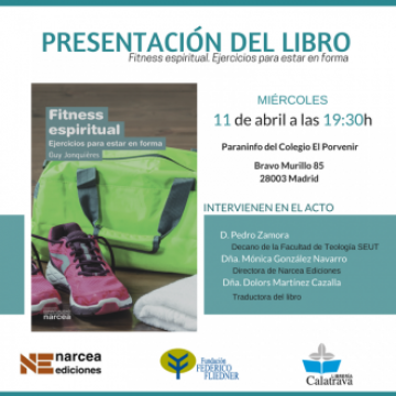 Se presenta el libro “Fitness espiritual, ejercicios para estar en forma”