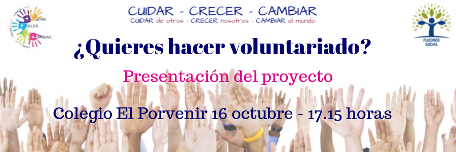 Vuelve el proyecto de voluntariado CUIDAR-CRECER-CAMBIAR