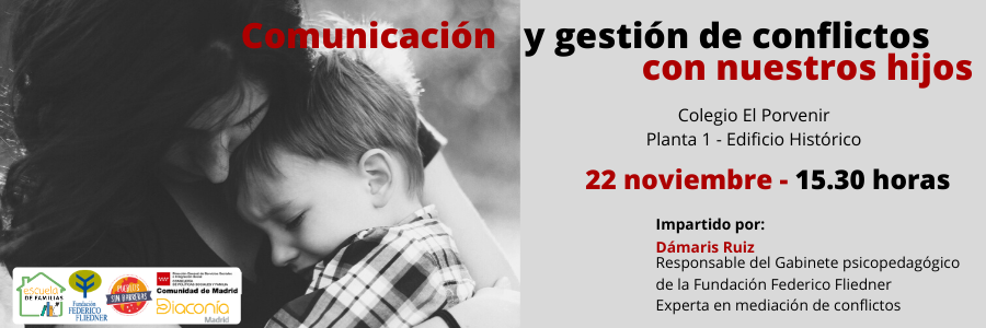 Apúntate al taller "Comunicación y gestión de conflictos con nuestros hijos"