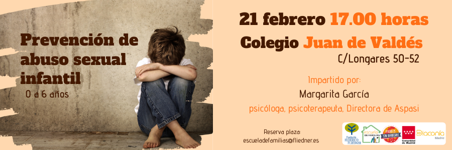 Escuela de Familias invita al taller "Prevención de abuso sexual infantil en niños de 0 a 6 años"