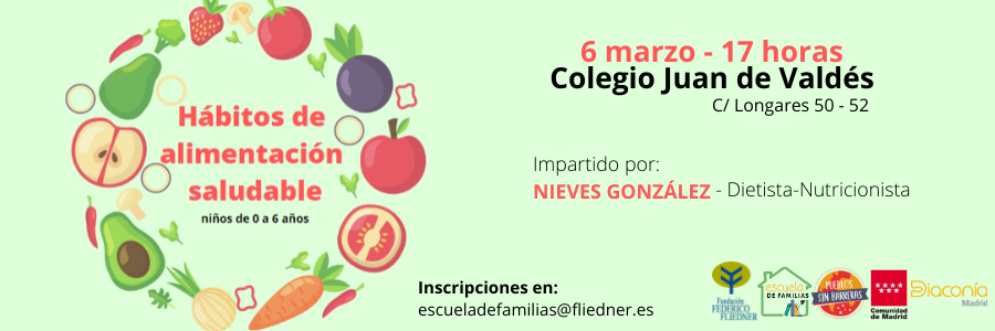 En Escuela de Familias se habla sobre hábitos de alimentación saludables en la infancia