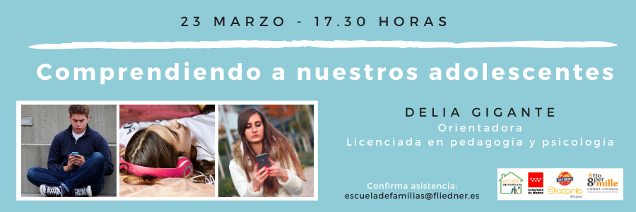 Escuela de Familias celebra online el taller "Comprendiendo a nuestros adolescentes"