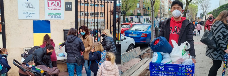 Ayuda a los niños de Ucrania: movilización urgente en El Porvenir