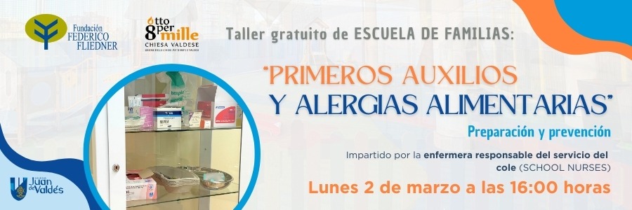 Taller para familias de Infantil en Juan de Valdés: lunes 2 de marzo