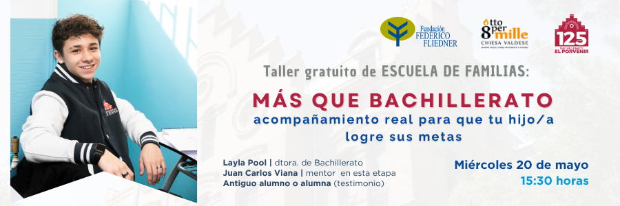 Taller para familias de ESO y Bachillerato en El Porvenir