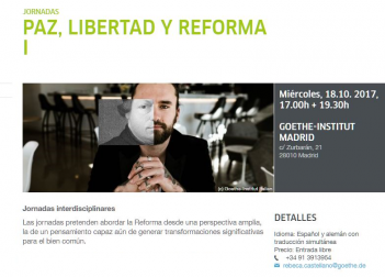 Jornadas "Paz, Libertad y Reforma"  (18 de Octubre)