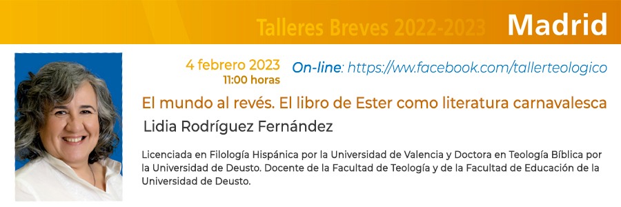 El próximo sábado 4 de febrero tendremos Taller Breve online