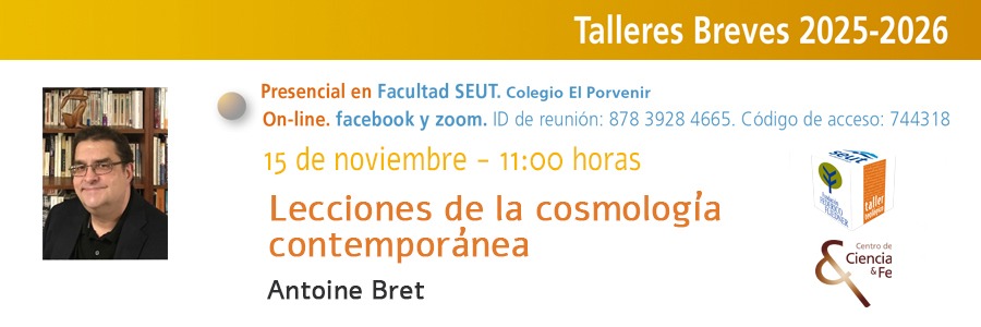 Próximo taller organizado por el Centro de Ciencia y Fe
